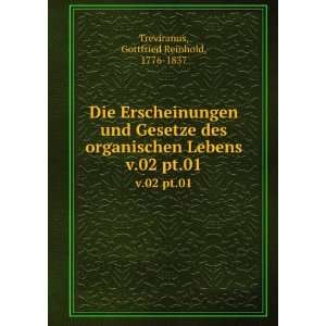   Lebens. v.02 pt.01 Gottfried Reinhold, 1776 1837 Treviranus Books