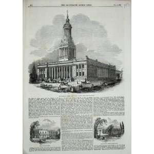  1853 Town Hall Leeds Chalk Farm Tavern Architecture