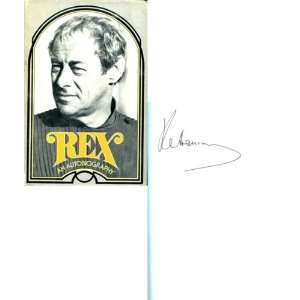  Rex Harrison Autographed/Hand Signed Rex Book Sports 