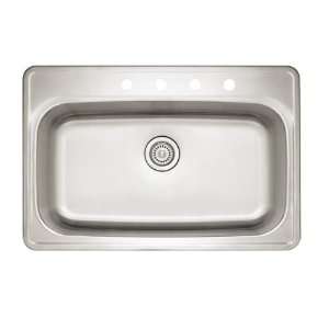 Blanco 441268 Spex II Super Single Bowl Kitchen Sink, Stainless Steel