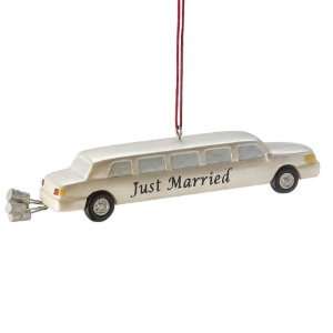 Just Married Christmas Tree Ornament