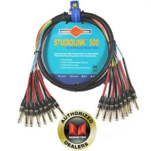  MONSTER CABLE Multi Channel Audio Snake Cables; 8 Channel 