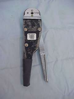 Burndy M10S 1 Ratchet Hand Crimp Tool w/ S 33 Die  