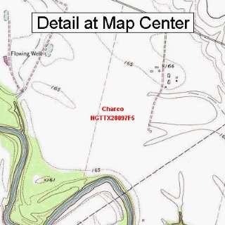  USGS Topographic Quadrangle Map   Charco, Texas (Folded 