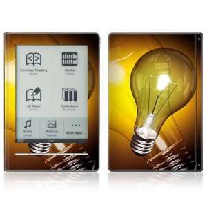 Lightbulb Design Protective Decal Skin Sticker for Sony Digital Reader 