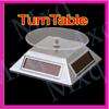 Sliver Solar Rotating Display Stand Turn Table Plate  