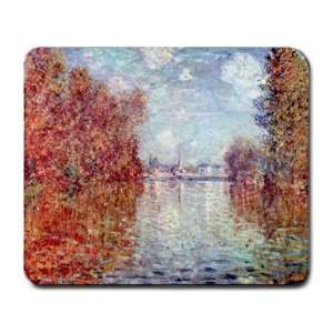  Autumn in Argenteuil By Claude Monet Mouse Pad Office 