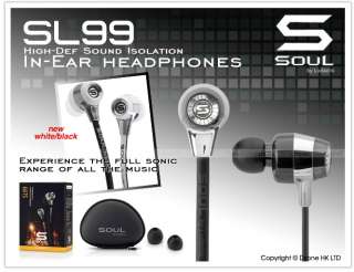 SOUL by Ludacris SL99 High Def Sound Isolation In Ear Headphones SL 99 