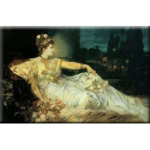  Charlotte Wolter as Messalina 30x19 Streched Canvas Art 