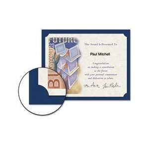 Southworth® SOU PF8 CERTIFICATE HOLDER, 12 X 9 1/2, NAVY, LINEN, 105 