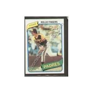  1980 Topps Regular #651 Rollie Fingers, San Diego Padres 