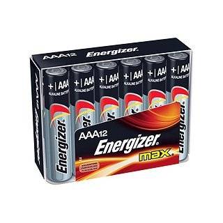 Energizer AAA Max Alkaline Batteries 12 Pack   E92FP12