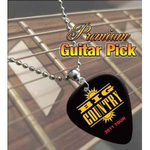  Big Country 2011 Tour Premium Guitar Pick Necklace 