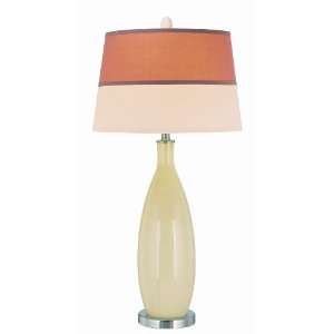 com Lite Source LS 21500IVY Gillespie Table Lamp, Fabric Shade, Ivory 