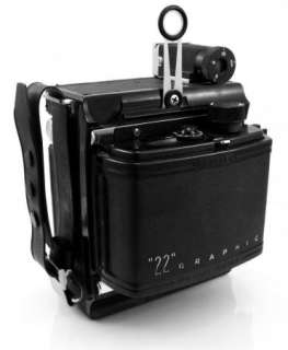 Graflex Century Graphic 2x3 Press Camera 103mm Lens 22 Graphic 120 