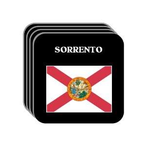 US State Flag   SORRENTO, Florida (FL) Set of 4 Mini Mousepad Coasters