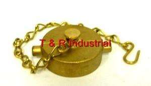 Fire Hydrant Adapter NST 1 1/2 Cap w/Chain  