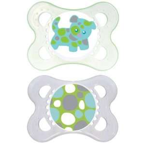   Original Baby Dummies/ Soothers/ Pacifiers 0+ months Green/Aqua Baby