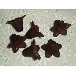  Matte Bistre Soot Lucite Lily 18mm Arts, Crafts & Sewing