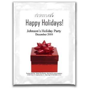 Holiday Cosmopolitan Cocktail Happy Holidays Red Present Personalized 