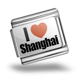   Love Shanghai region of China, Asia Bracelet Link Italian Charms