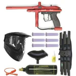  2007 Spyder Sonix Paintball Gun Mega Set   Red   Refurb 