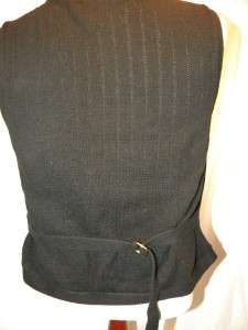 Chaps Ralph Lauren Black Sweater Vest Size L Large  