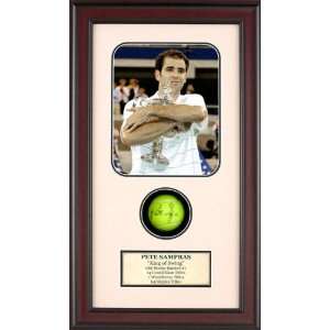  Pete Sampras Autographed Tennis Ball Shadowbox Sports 