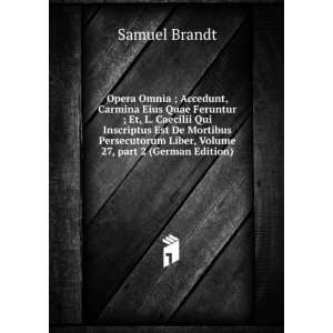   27,Â part 2 (German Edition) (9785875049873) Samuel Brandt Books