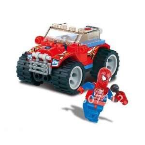 red police spider superman building blocks educational toy sets brand 