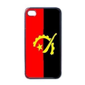    Angola Flag Black Iphone 4   Iphone 4s Case
