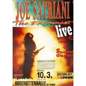  Joe Satriani   The Extremist 1992   CONCERT   POSTER from 