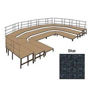 48W Carpet Stage Configuration W/9 Stage Units, 12 Pie Units & Guard 