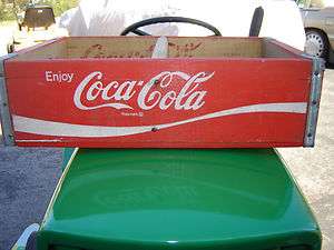   Coca Cola Wooden Crate   Curio Display   1977 Chattanooga, TN  