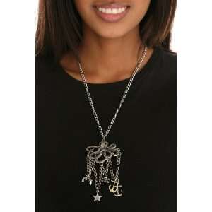  Octopus With Charms Necklace Jewelry