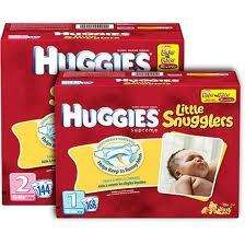 Huggies Little Snugglers Diapers Size 1 & 2 CHEAP  