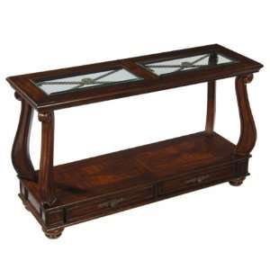   031 Lancaster Collection Traditional Sofa Table with 2