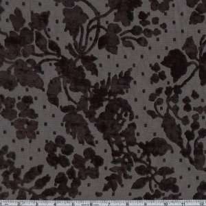   Burnout Velvet Vines Black Fabric By The Yard Arts, Crafts & Sewing