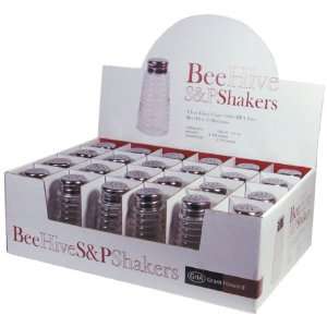   Glass Salt/Pepper Shaker in Classic Bee Hive Design