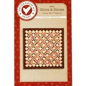  Sticks & Stones Quilt Pattern By The Each Arts, Crafts 
