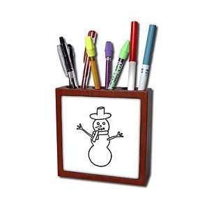 CherylsArt Holidays Christmas   Christmas Snowman Outline Art Drawing 