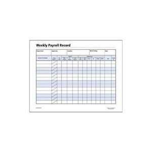  SOMHR120   Weekly Payroll Record Form