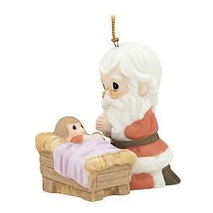  How Great Thou Art Precious Moments Santa And Infant Jesus 