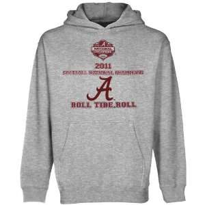  Crimson Tide Youth Gray 2011 BCS National Champions Roll Tide Roll 