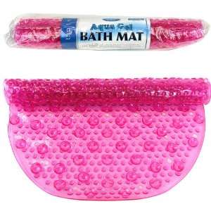  Pink Aqua Gel Bubbled Bath Mat As Seen on TV 16 x 27 
