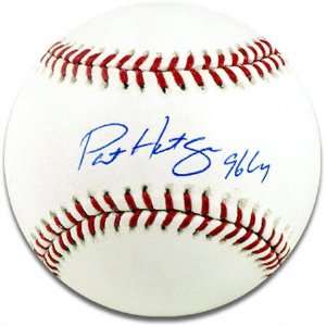  Pat Hentgen Autographed Baseball with 96 CY Inscription 