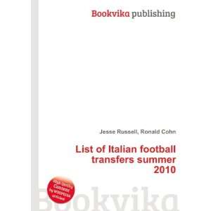  List of Italian football transfers summer 2010 (August 