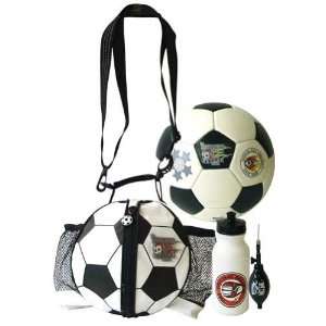  Original Soccer Design Ballbag Complete Package BLACK 