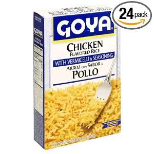 Goya Chicken Flavored, 8 Ounce Units (Pack of 24)  Grocery 
