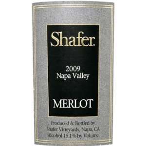  2009 Shafer Merlot Napa Valley 375 mL Half Bottle Grocery 